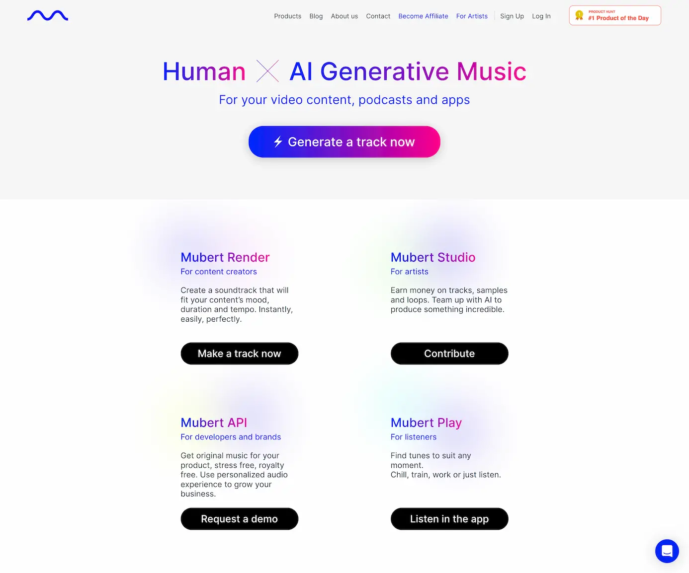 Mubert - Human X AI Generative Music