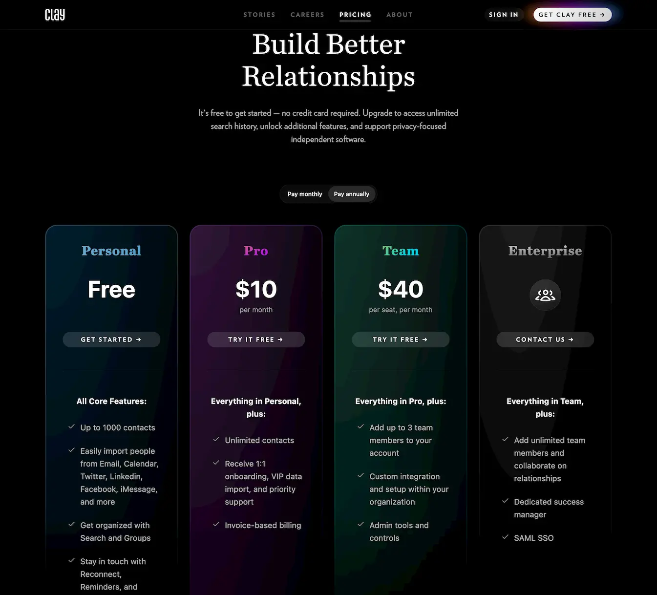 clay.earth.nexus.pricing