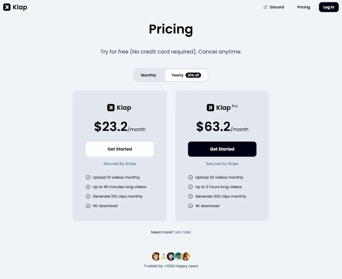 klap.app.pricing