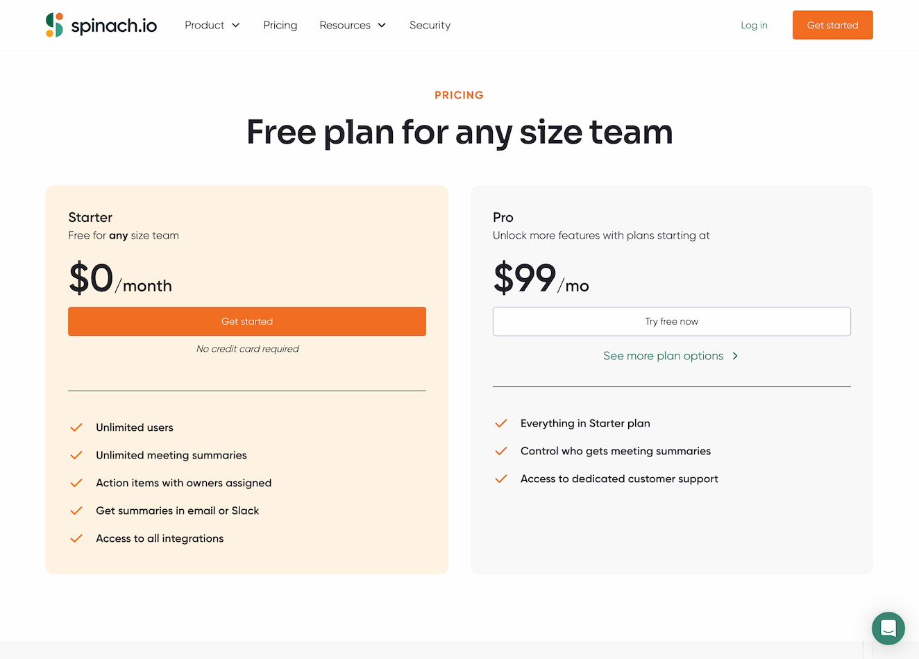 Spinach.io: Your AI Scrum Master for Agile Teams Logo