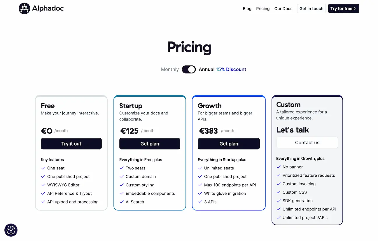 Alphadoc-Ship developer onboarding that converts Logo