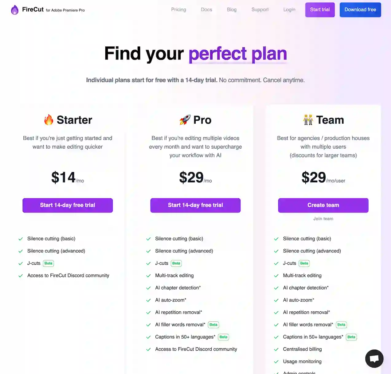 firecut.ai.pricing