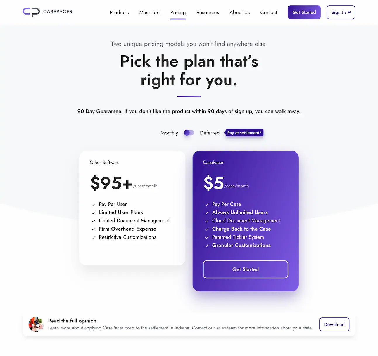 casepacer.com.pricing