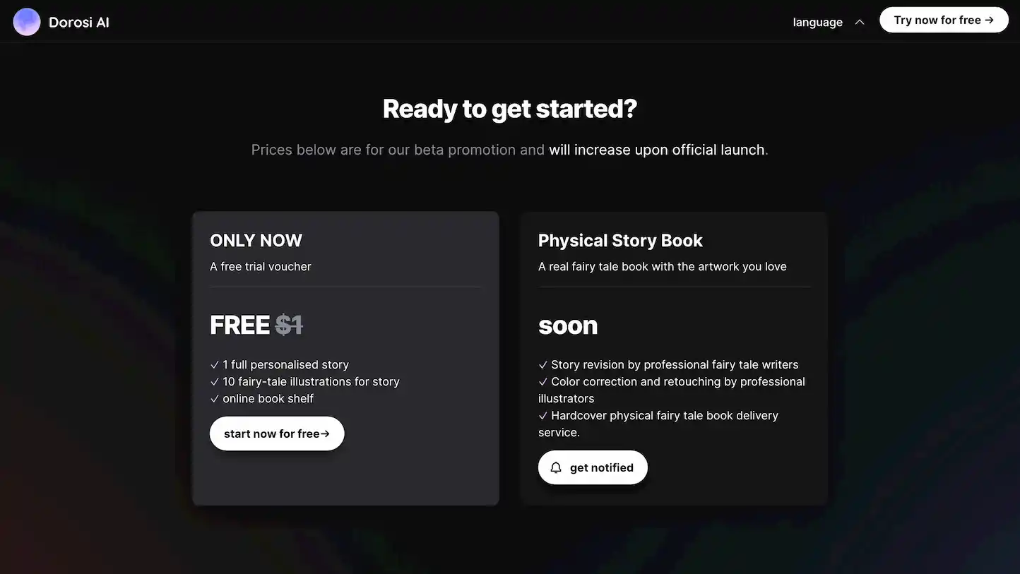 Dorosi AI – Unleash Your Creativity with AI Storytelling Logo