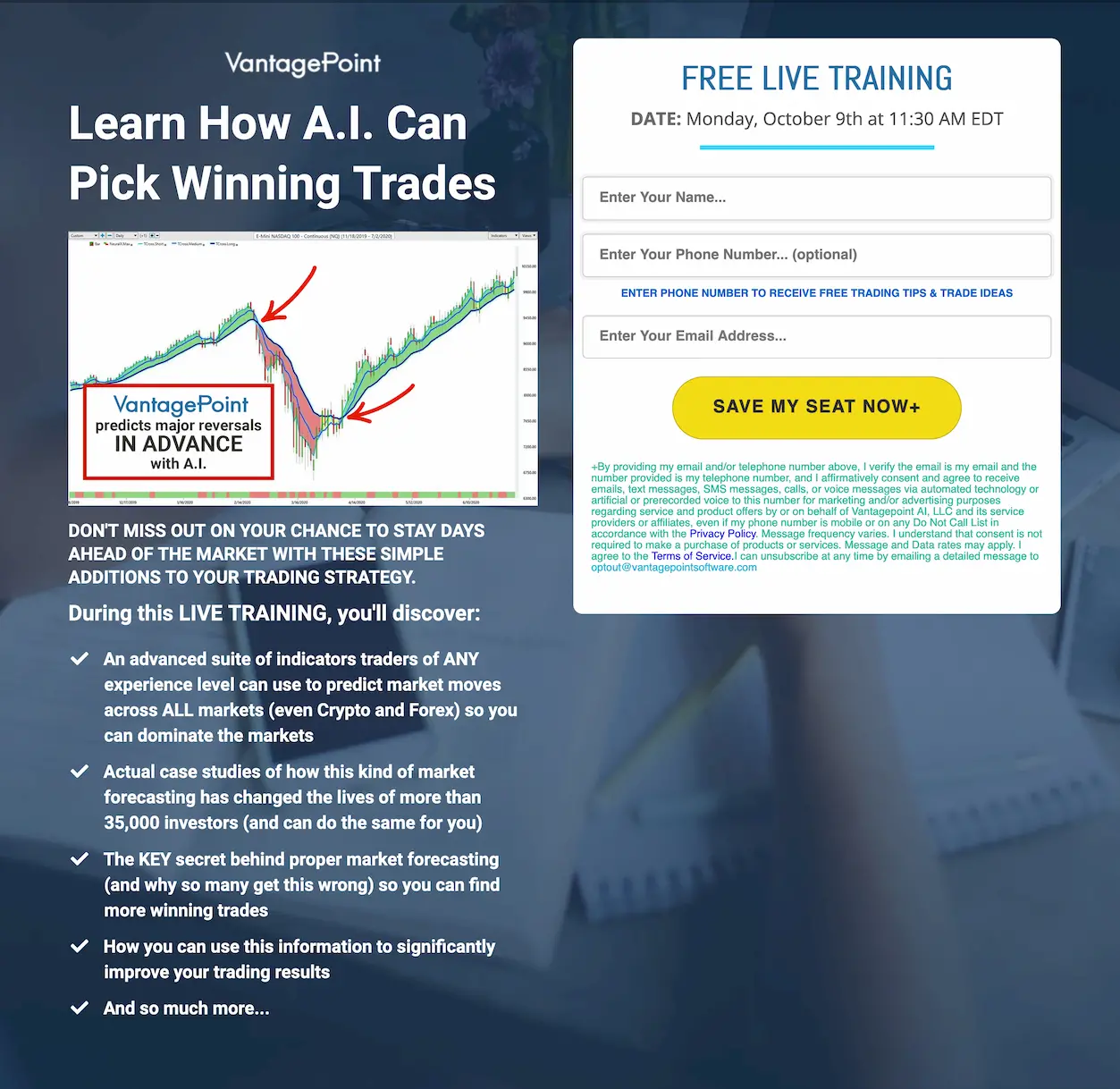 Learn How AI Can Pick Winning Trades Logo