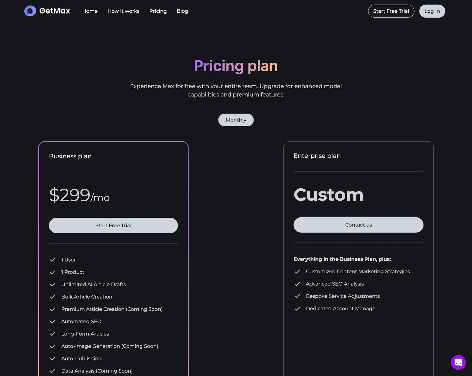 GetMax- Supercharge your content marketing for maximum traffic with no extra effort Logo