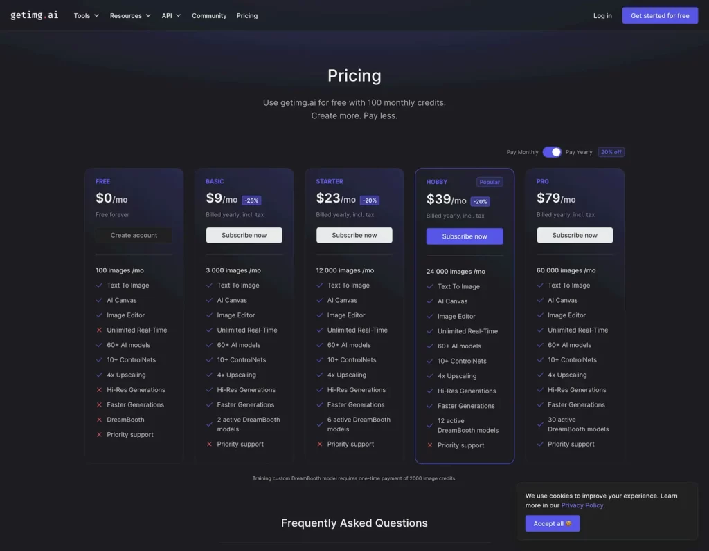 getimg.ai.pricing.plan.2024