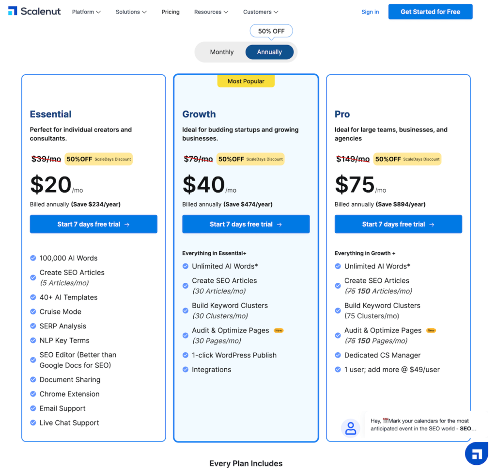 scalenut.pricing