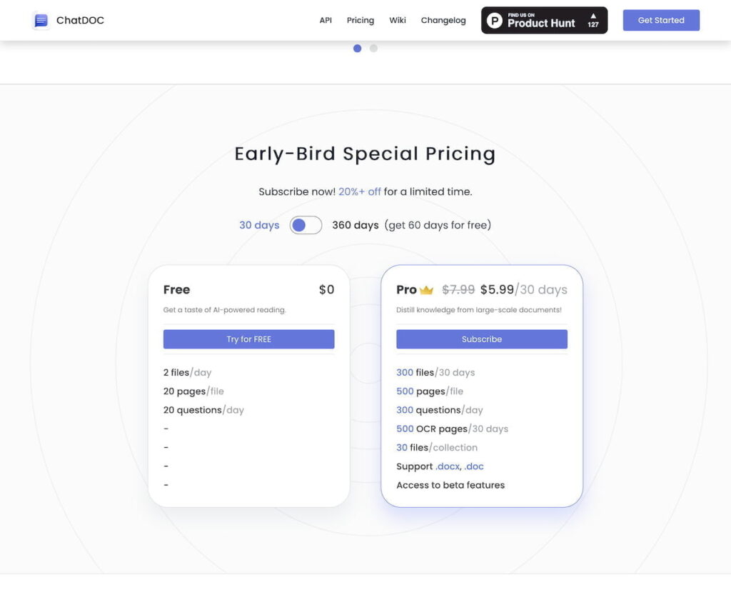 chatdoc.com.pricing