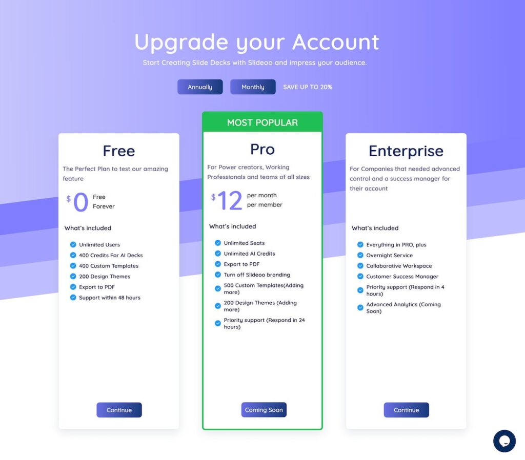 slideoo.ai.pricing