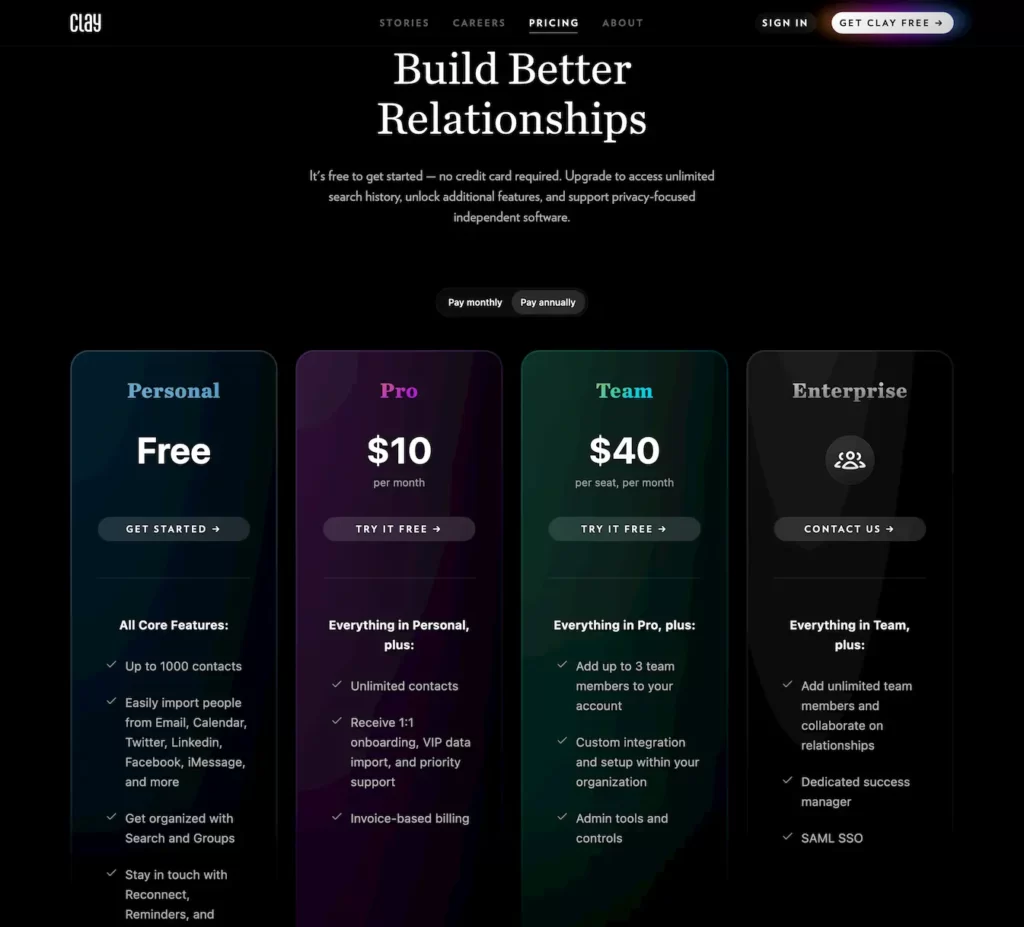clay.earth.nexus.pricing