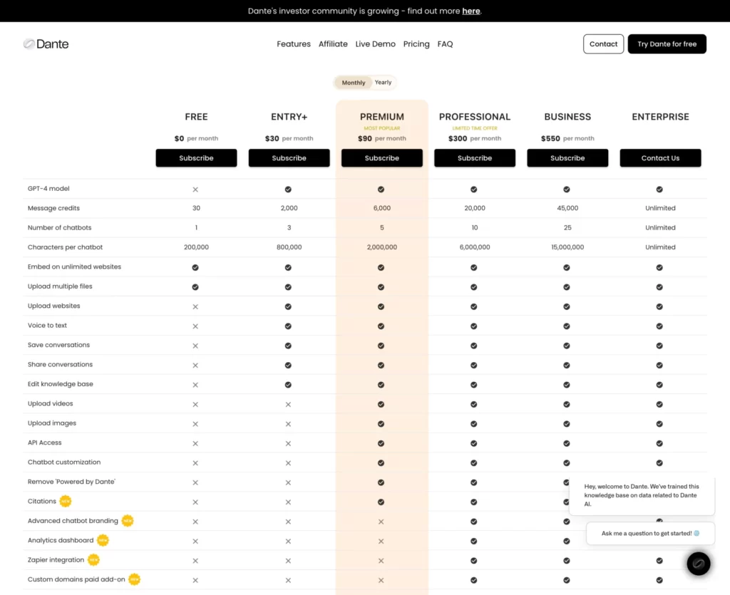 dante-ai.com.pricing