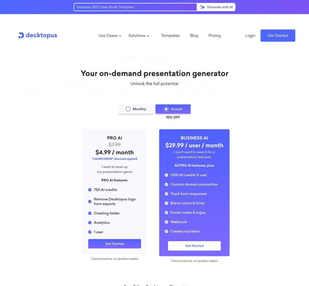 decktopus.com.pricing