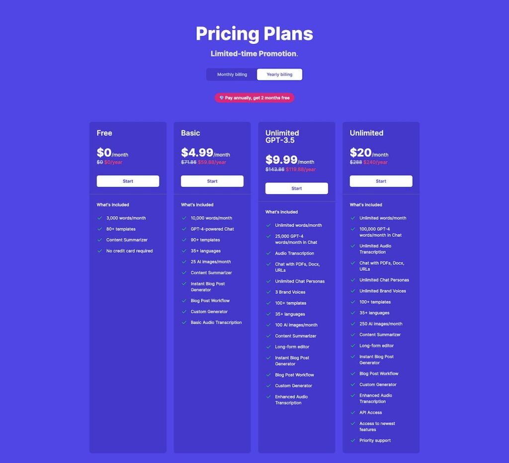 easy-peasy.ai.pricing