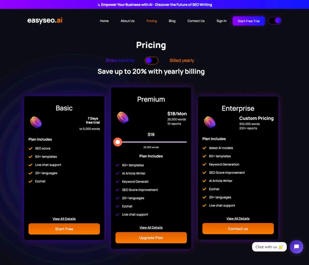 easyseo.ai.pricing
