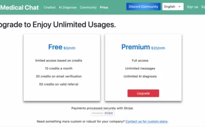 medical.chat-data.com.pricing