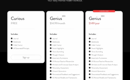 mindsera.com.pricing