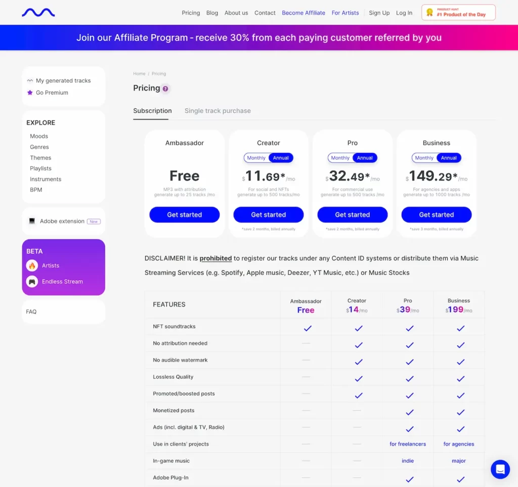 mubert.com.render.pricing