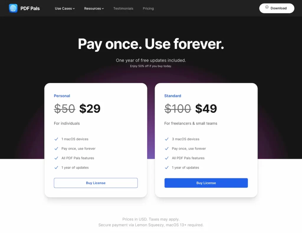 pdfpals.com.pricing