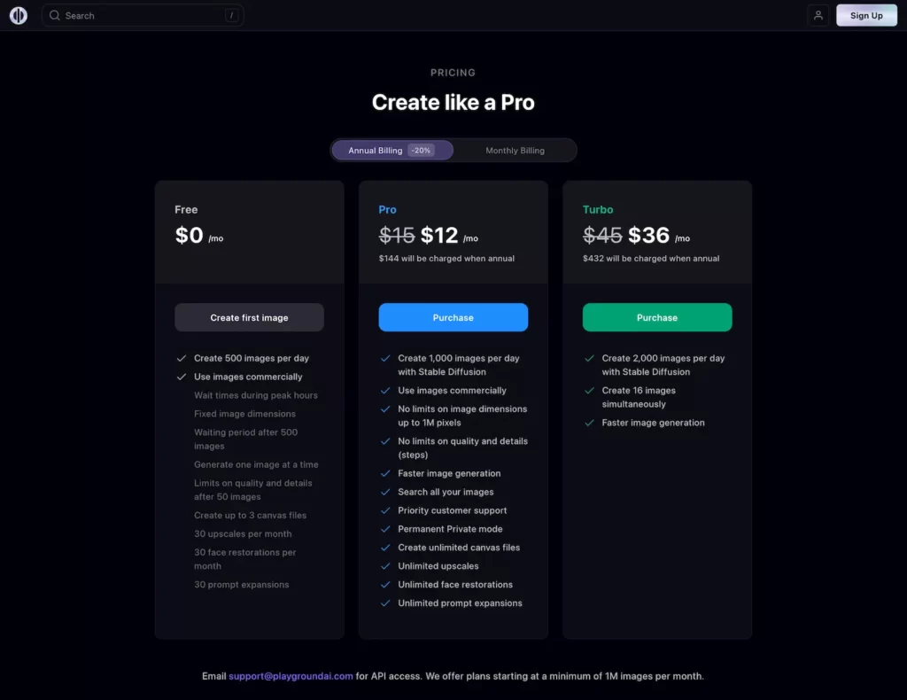 playgroundai.com.pricing