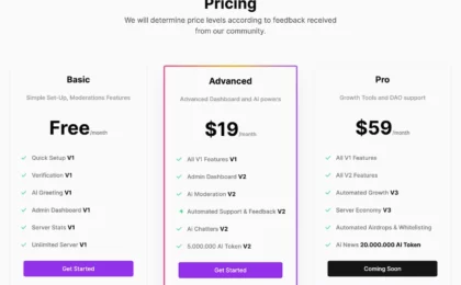 punky.ai.pricing