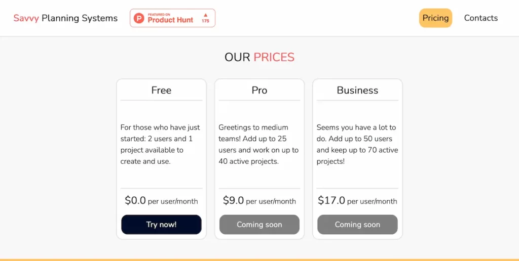 savvy-systems.com.pricing