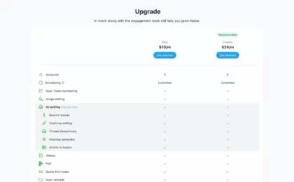 tweetmonk.ai.pricing