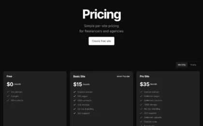 vzy.co.pricing