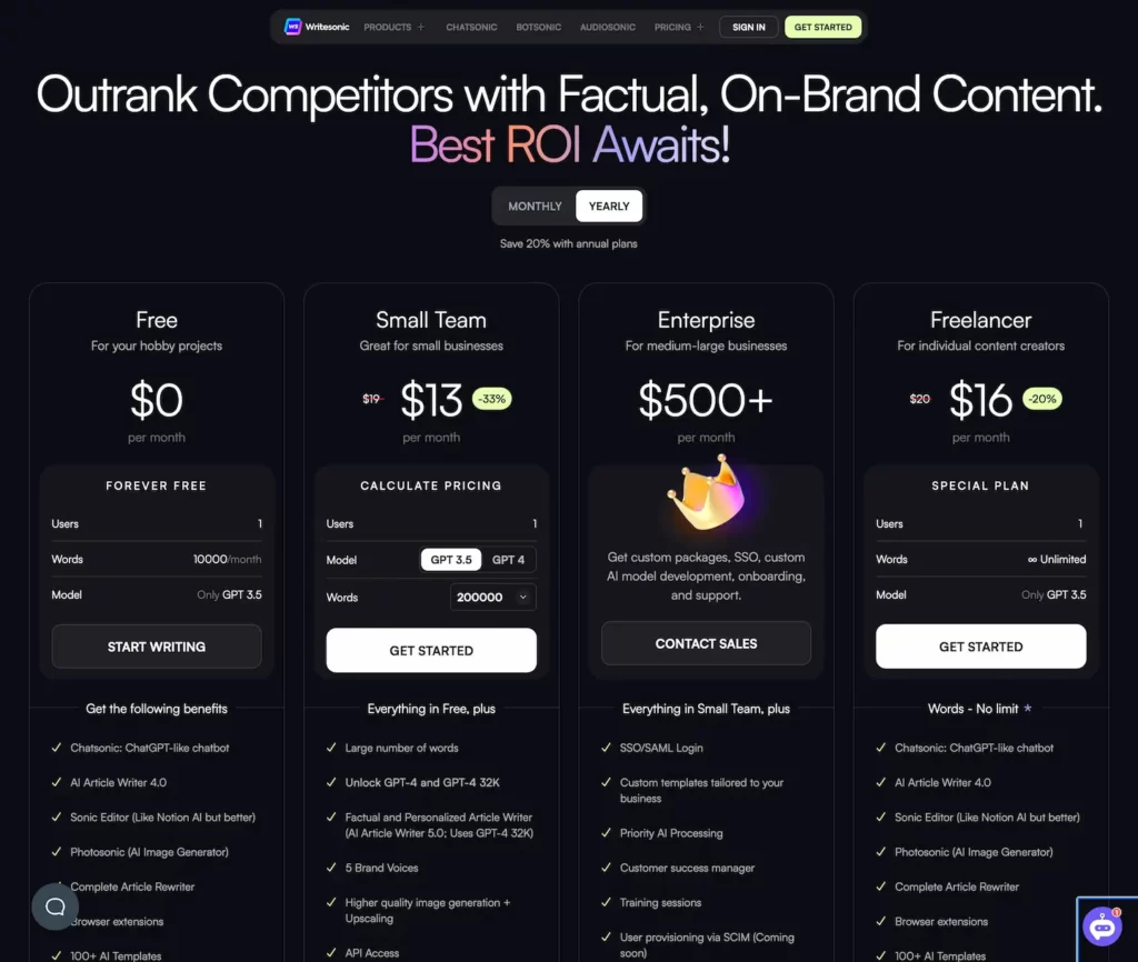 writesonic.com.pricing.2024