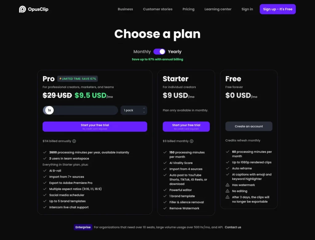 www.opus.pro.pricing