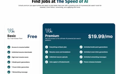 WonsultingAI-Auto Apply Job, Auto AI Resume, Coverletter 1 www.wonsulting.ai.autoapplyai.pricing