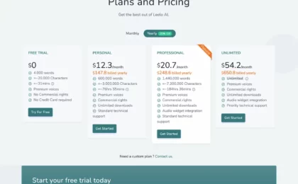 leelo-ai.com.pricing