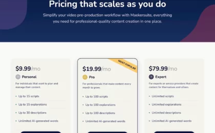 maekersuite.com.pricing