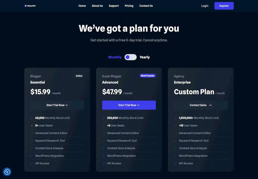 wisperseo.com.pricing