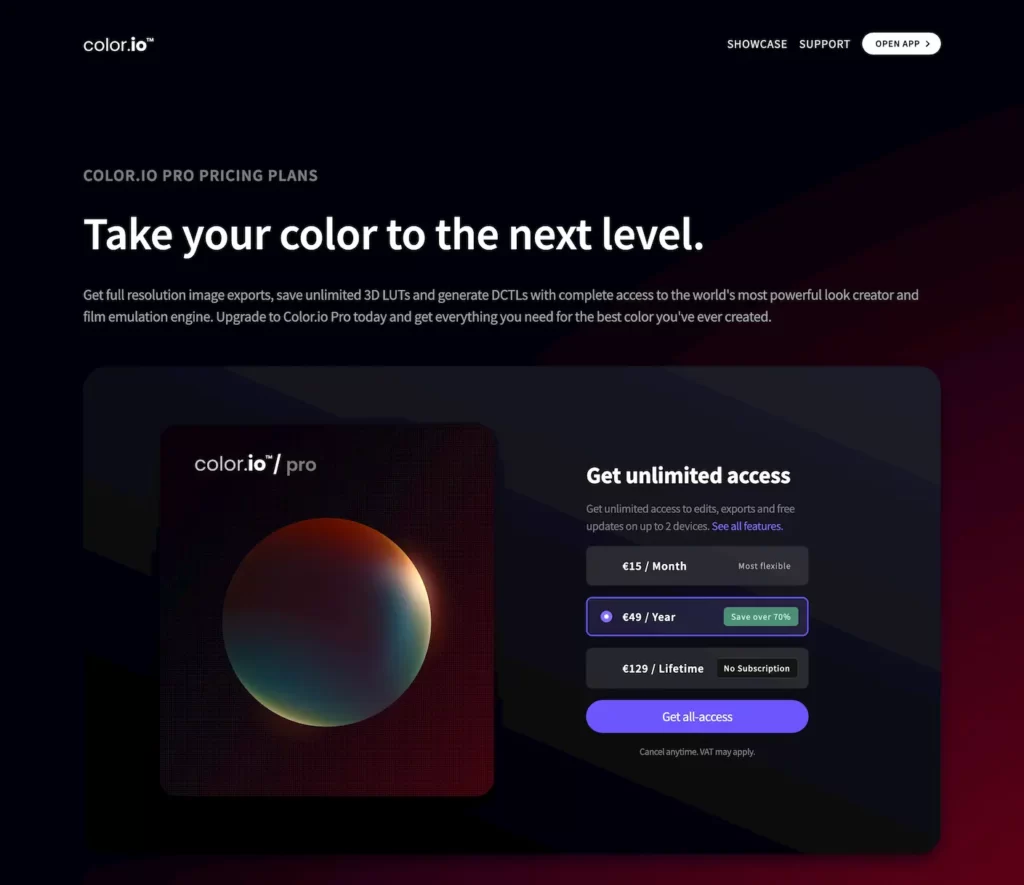 www.color.io.pricing