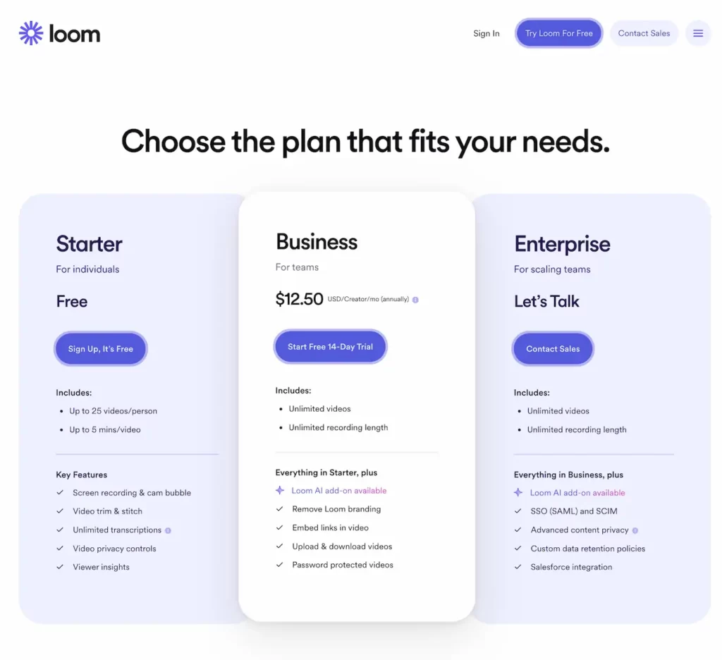 www.loom.com.ai.pricing