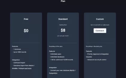 www.morphdb.io.pricing