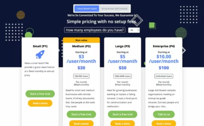 agilityportal.io.product.intranet-software-for-small-business.pricing