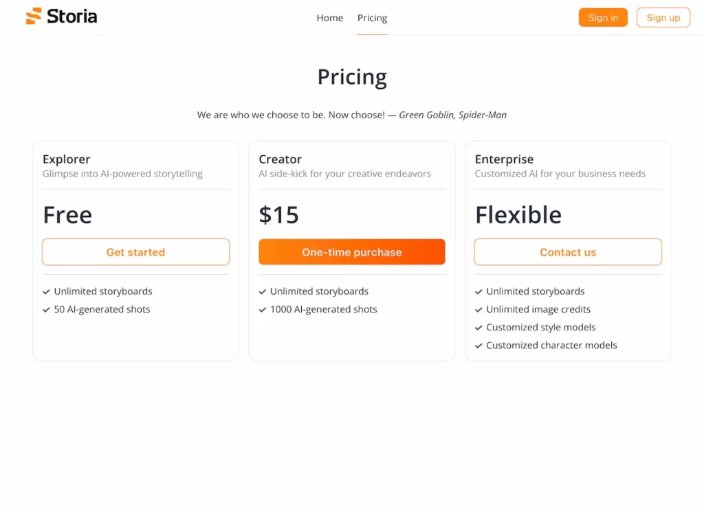 app.storia.ai.pricing