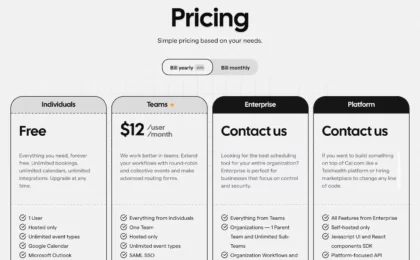 cal.com.pricing
