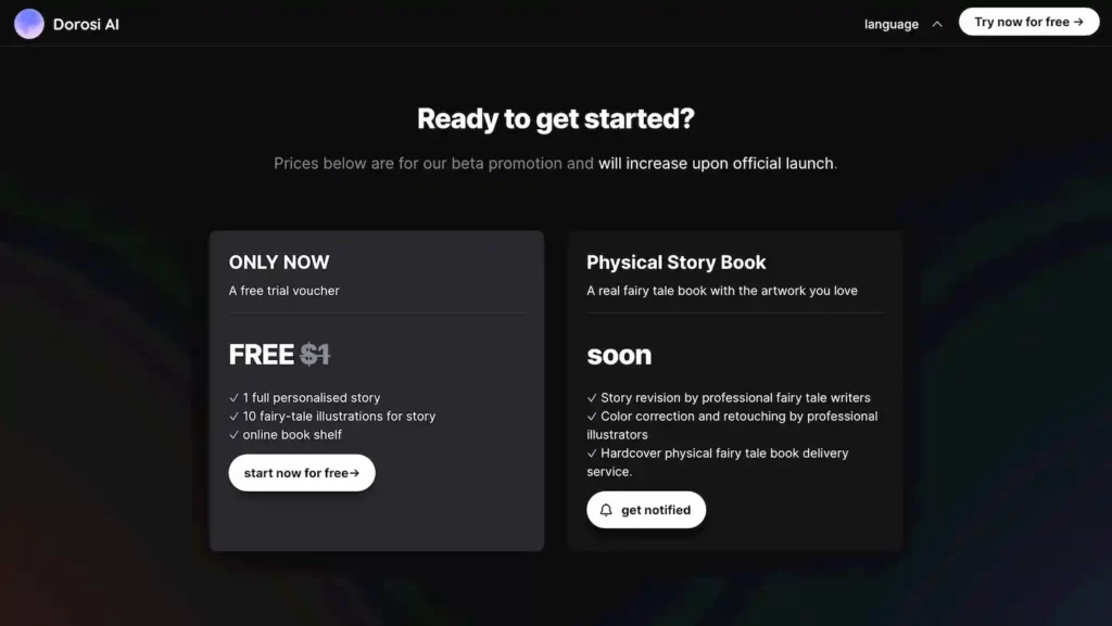 dorosiai.com.pricing