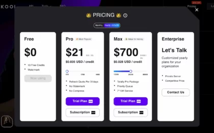 faceswap.akool.com.pricing