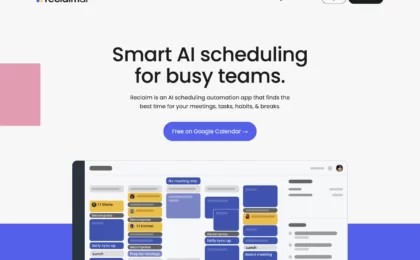 reclaim.ai.Smart.AI .scheduling