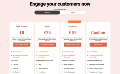 tiledesk.com.pricing