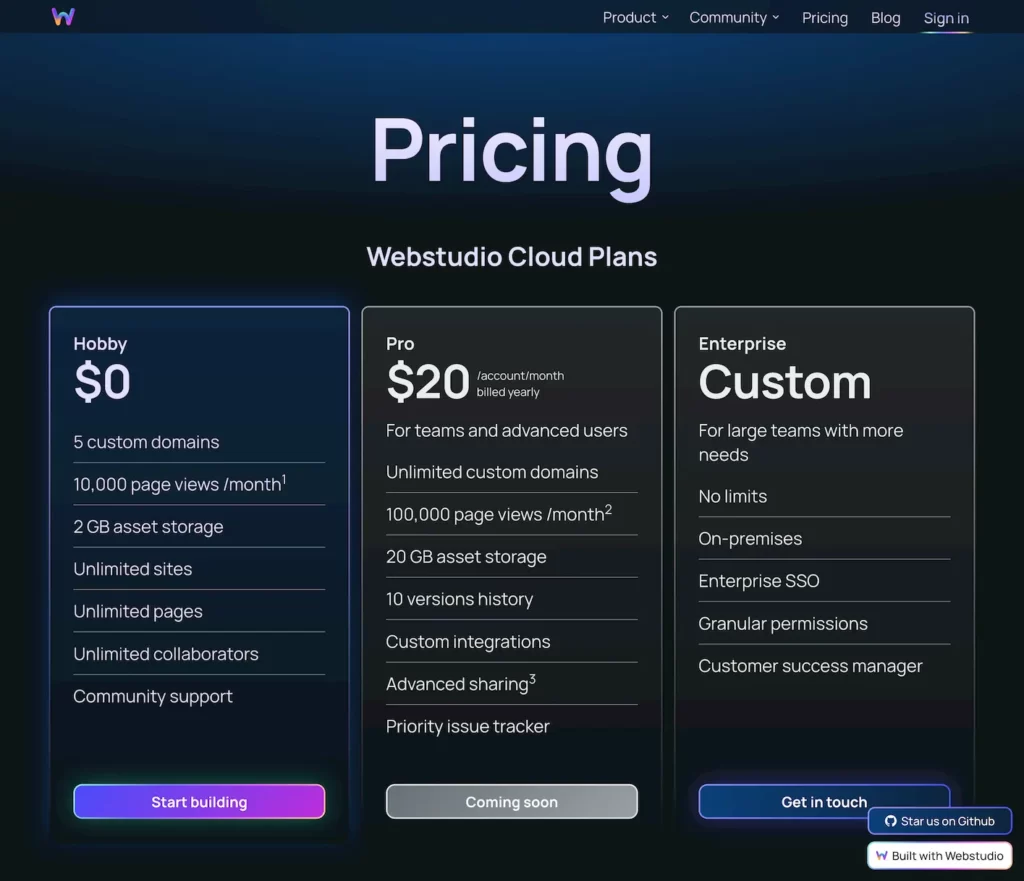 webstudio.is.ai.pricing