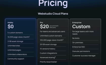 Webstudio AI- Build 3x faster with voice and AI 6 webstudio.is.ai.pricing