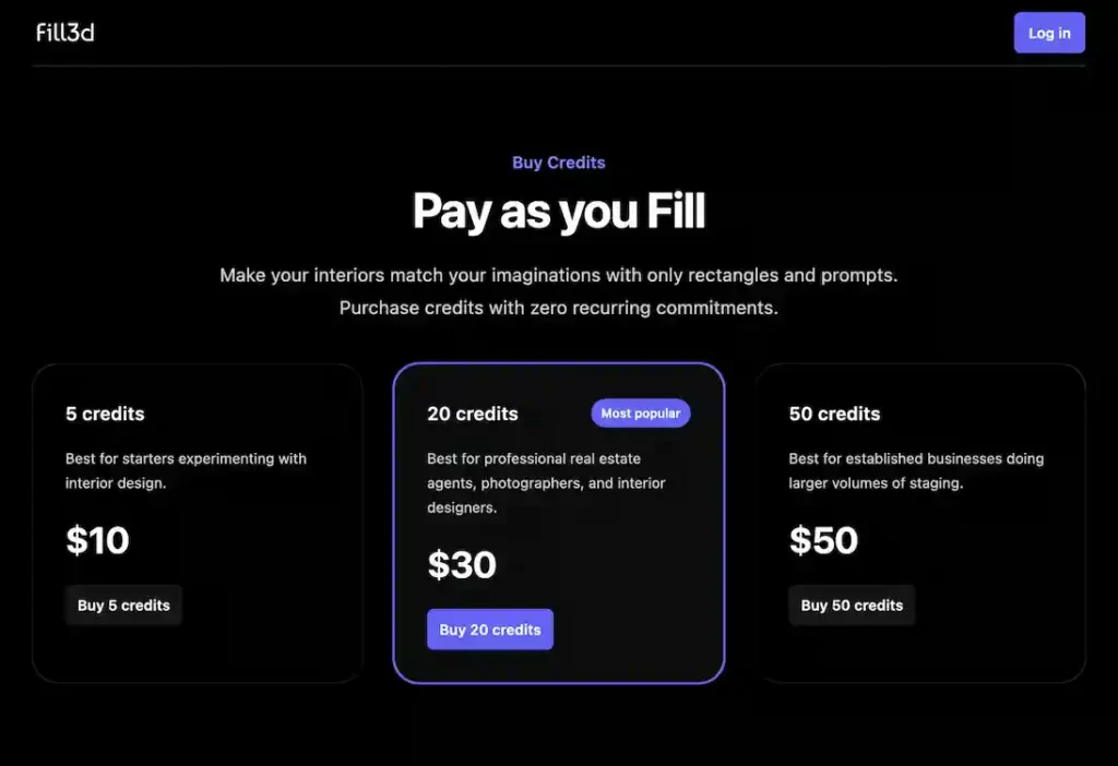 www.fill3d.ai.pricing